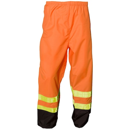 Kishigo Hi-Visibility Class E Rain Pants, Polyester, Orange, Size 2XL/3XL RWP101-2X-3X